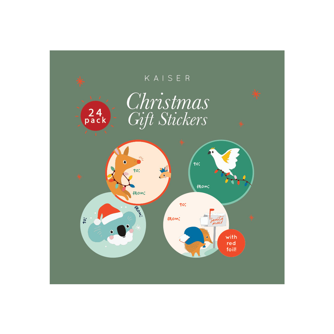 Christmas 23 Wrap Stickers - Aussie Wonderland